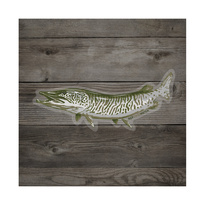 Rep Your Water Artist Reserve Musky Sticker