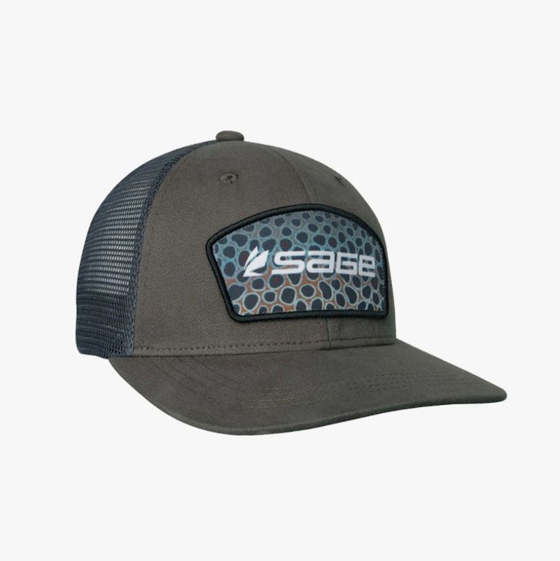 Sage Brown Trout Trucker Hat