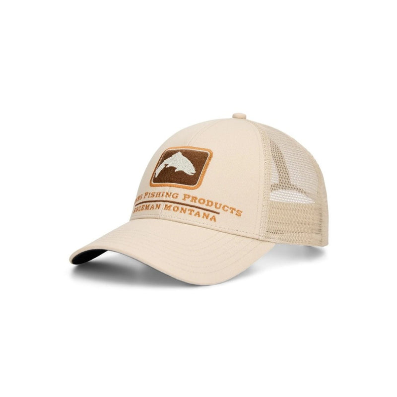 Simms Trout Icon Trucker Hat Burnished Clay