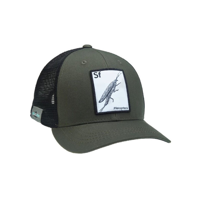 HAT: PERIODIC STONEFLY, BLACK/GREEN - RYW