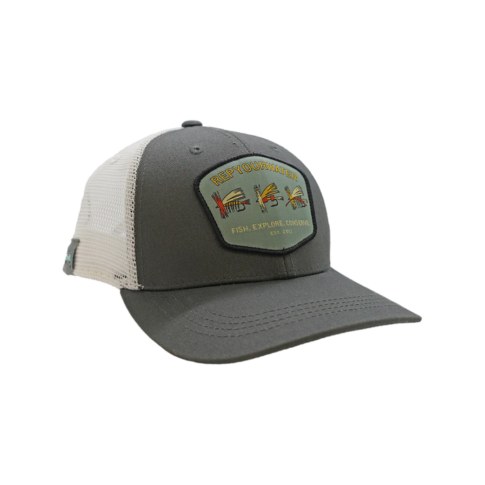 Retro Flies Badge Hat