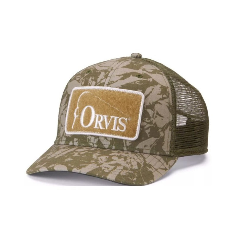 Orvis Ripstop Covert Trucker Hat, Leaf Camo