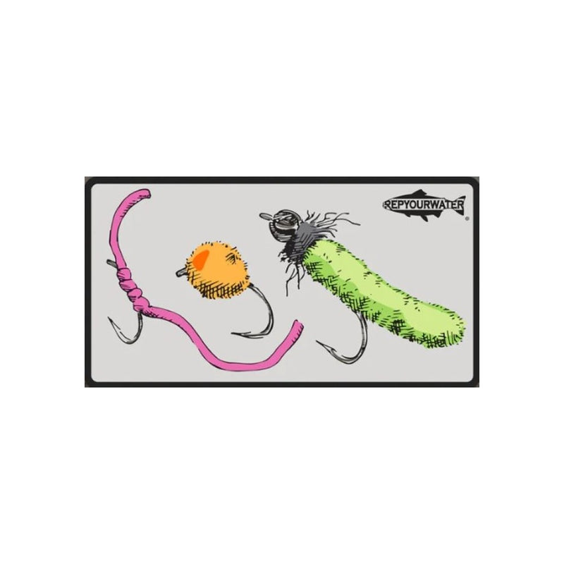 Rep Your Water Trash Flies Sticker