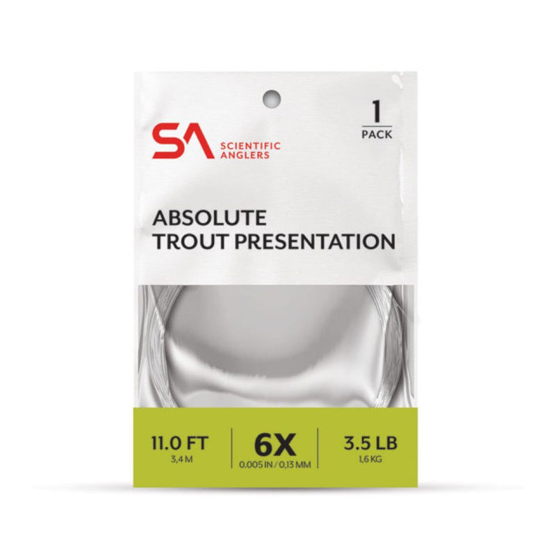SA Absolute Trout Presentation Leader, 1-Pack