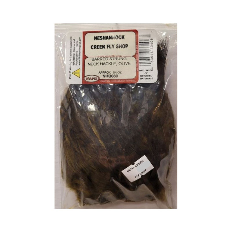 Barred Strung Neck Hackle