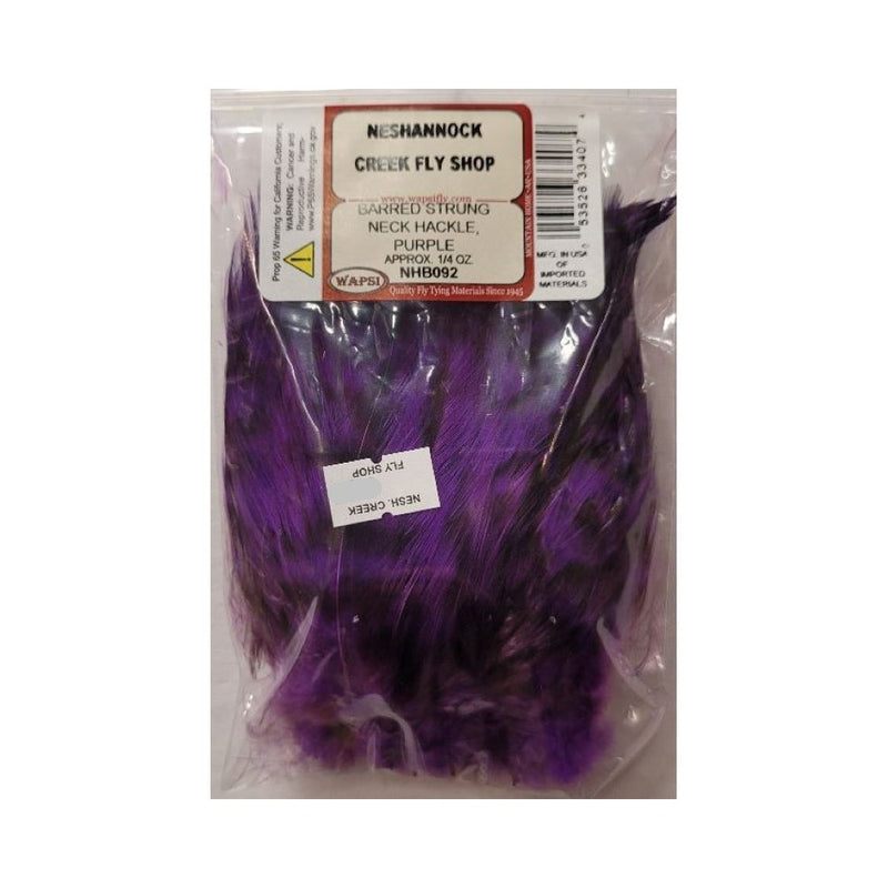 Barred Strung Neck Hackle