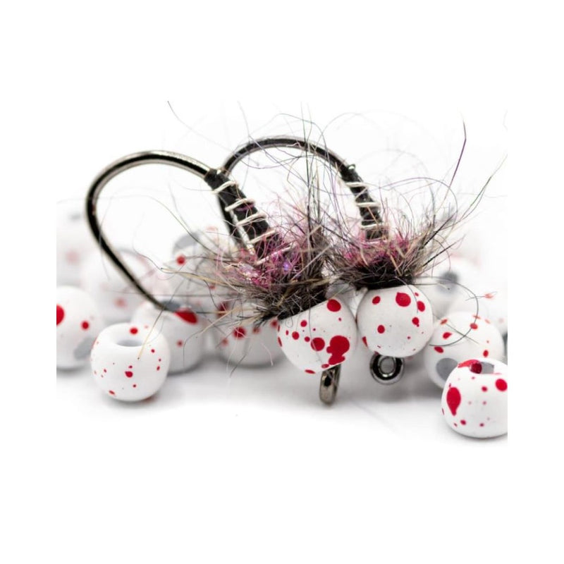 Firehole Slotted Tungsten Speckled Beads