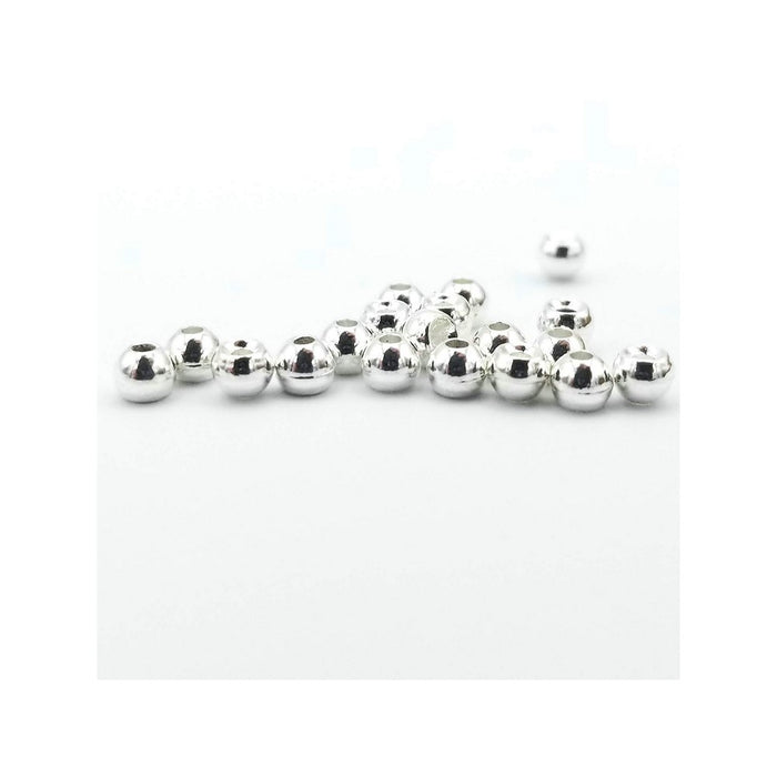 BEADS: ROUND TUNGSTEN, PLATED - FIREHOLE