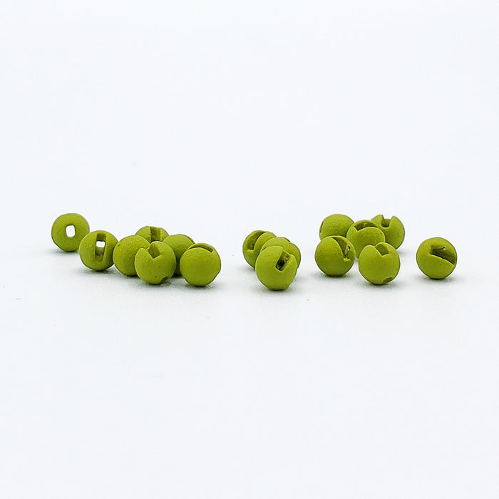 BEADS: SLOTTED TUNGSTEN, MATTE FINISH - FIREHOLE